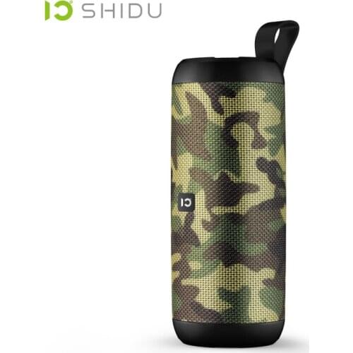 SHIDU P8 Portable Bluetooth Speaker Wireless Speaker Built-in Mic IPX5 Waterproof Outdoor Loudspeaker TF AUX Boombox Music Box