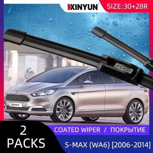 Coated wiper Front Wiper Blades For ford - S-Max (WA6) [2006-2014] Windshield Windscreen Front Window 29"+29"