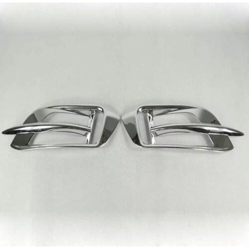Car-styling Rear Fog Lamp Cover Frame Decoration Stickers Accessory ABS chrome For Honda Civic Sedan 10th 2016 Car Styling