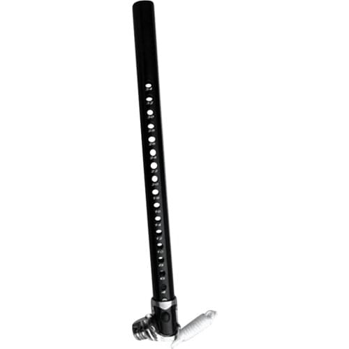 Mast Extension - Windsurfing Windsurf Extension with Sliding Collar & Rope Adjustable 34cm Black