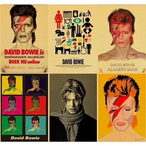 Vintage Poster DAVID-BOWIE Art Printed Retro Poster Home Decor Room Decorative Painting Vintage Wall Picture