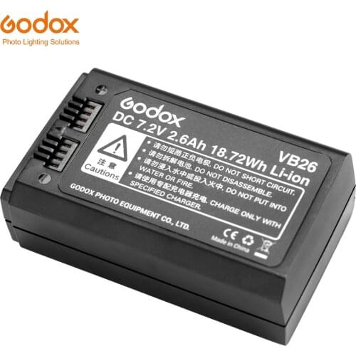 Godox VB26 Speedlight Flash 2600mAh Lithium Battery for V1 Speedlite Flash