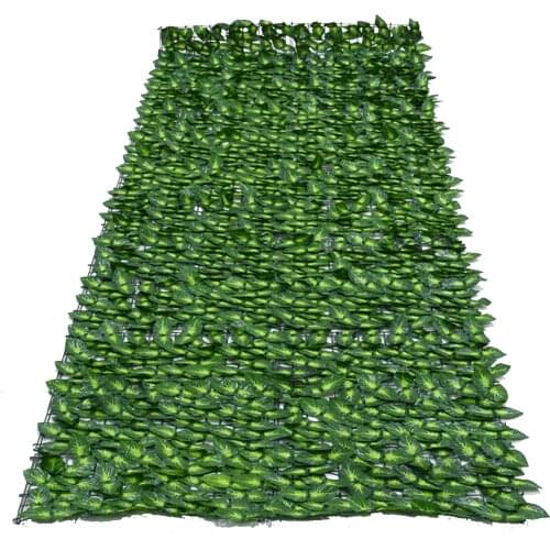 0.5x1/3M Garden Fence Artificial Ivy Leaf Privacy Fence Screening Rolls Stitchable Home Backyard Balcony Protection Fence Panel