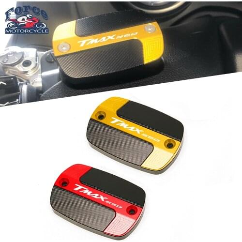 1 Pair For YAMAHA TMAX530 TMAX560 TMAX 530 560 SX DX New Motorcycle Accessories Front Brake Fluid Fuel Reservoir Tank Cap Covers