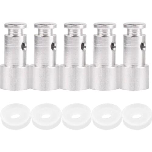 10 Replacement Floater&Sealer for Pressure Cooker Universal Stainless Steel Safety Float Valve Silicone Seal Ring Cookware Tools