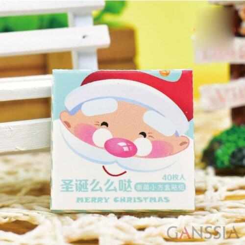40pcs/set Cute Christmas series sticker bakery tape bakery & gift accessories DIY Scrapbooking School supplies(tt-1959)