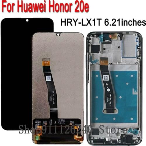 6.21" For Huawei Honor 20e LCD HRY-LX1T Display Screen LCD Touch Digitizer Assembly Parts Honer 20e Display Frame Repair Part