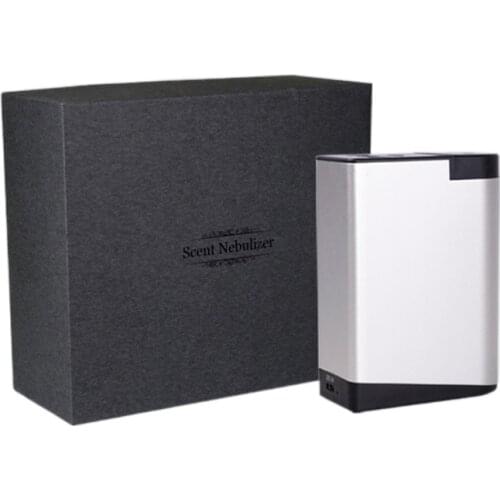 Waterless Essential Oil Diffuser USB Rechargable Scent Nebulizer Fragrance Machine with Timer Gift Box