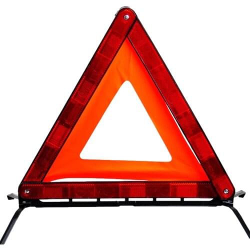 Car Auto Emergency Breakdown Warning Sign Triangle Reflective Road Safety Hazard Car Foldable Stop Sign Reflector Warning Tripod