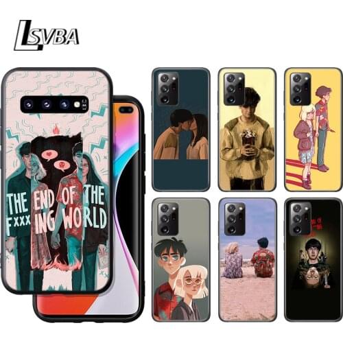 End Fing Fxxxing World Art Silicone Cover For Samsung Galaxy S21 S20 FE Ultra S10 S10E Lite 5G S9 S8 S7 Edge Plus Phone Case