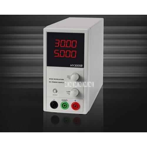HY3005B Digital DC Regulated Power Supply 0-30V 0-5A Power Supply Voltage Regulator Single-phase DC Power Supply 110V/220V 150W