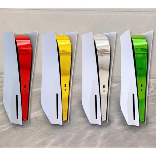For PS5 Digital Sticker Host Side Electroplating Strip For PS5 Host CD-ROM Digital Version PVC Dustproof Protective Film
