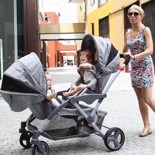 Twin Double Stroller Poussette Double коляска для двойни