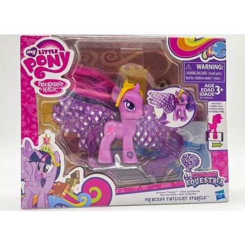 Hasbro My Little Pony Explore Equestria Twilight Sparkle Anime Figure Action Figures Model Favorites Collect Ornaments