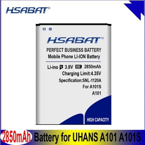 HSABAT 2850mAh A101 replacement battery for UHANS A101 A101S Battery