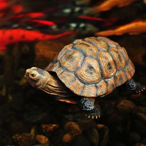 JIA-GUI LUO Simulation animal turtle decoration villa garden pool decoration pond resin crafts model ornaments B008