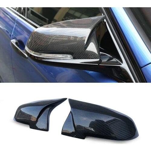 1 Pair Rearview Mirror Cover Cap ABS for BMW Series 1 2 3 4 X M 220i 328i 420i F20 F21 F22 F23 F30 F32 F33 F36 X1 F87 E84 X1 M2