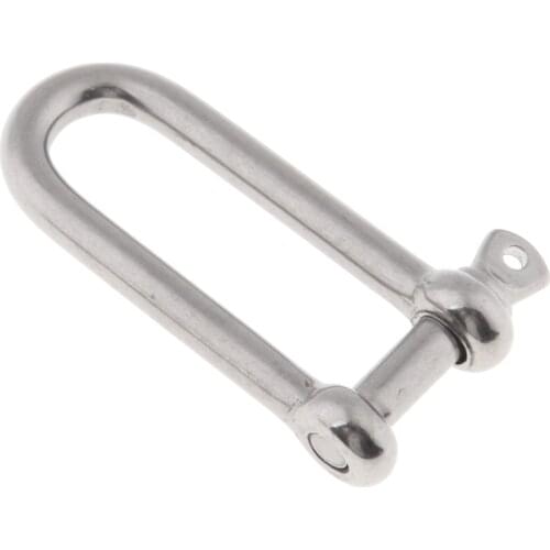 Boat Marine 1/4" D Ring Anchor Shackle Screw Pin - 304 Stainless Steel