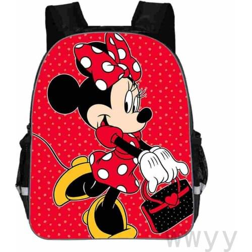 Cute Fashion Minnie Backpack For Boys Girls Schoolbag Kindergarten Cartoon Children School Bag Students Children School bag