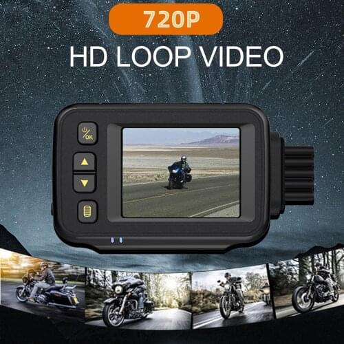 MT30A 2 Inch IP67 Waterproof Motorcycle Camera Bicycle Motorbike Black Box cam Recorder W / Parking Monitoring