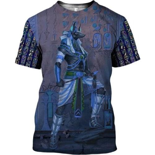 CLOOCL Brand T-shirt Ancient Egypt Gods T-shirts 3D Print Goddesses Pharaoh T Shirt Men Women Casual Short Sleeve Plus Size Tops