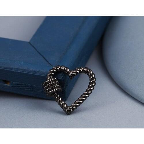 2021 Arrival Heart Twist Clasps Hooks Copper New Jewelry Making Supplies DIY Bracelets & Necklaces Handmade Jewelry Accessories