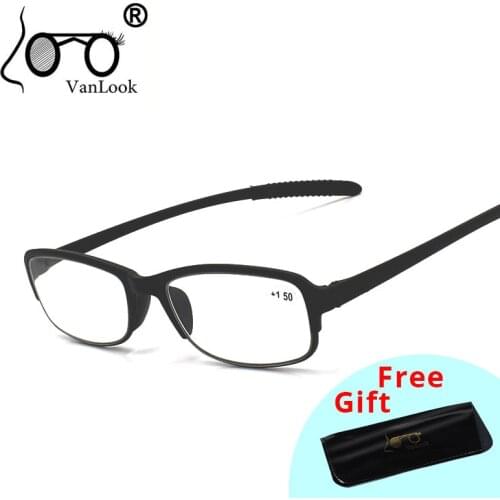 Reading Glasses for Men Women +1.00 +1.50 +2.00 +2.50 +3.00 +3.50 +4.00 Farsightedness Spectacles with Pouch Free Light Weight