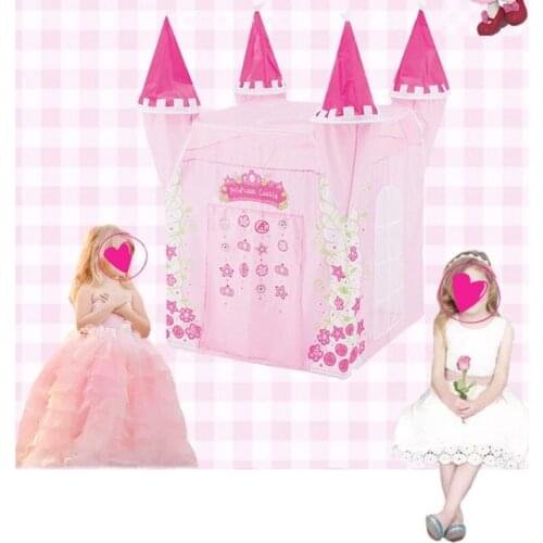 Assembly Girls Room Tent Indoor Play Set Toy Tent for Family Activity Play Princess Castle Tent Interactive Activity Toy