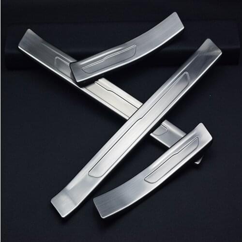 Fit for Mazda cx-4 external door sill bar welcome pedal for cx-4 rear guard board CX 4 decoration car refitting