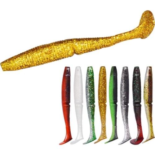 3pcs Fishing Lure 11g 120mm Fishing soft lure Wobbler Bass Artificial Bait Odor Attractant Fishing Bait T Tail Isca Artificial