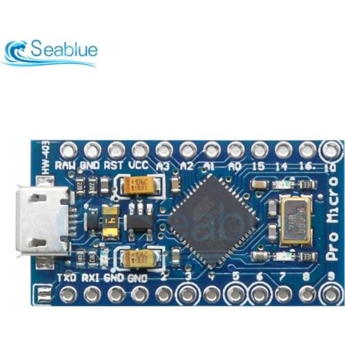 Pro Micro ATMEGA32U4 5V Motherboard 16M Crystal Oscillator For Arduino Pro Mini 2 Row Pin Header