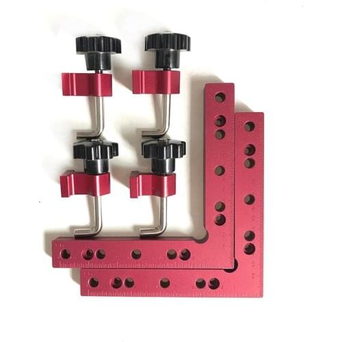 Woodworking Right Angle Positioning Clamps Right Angle Clamps Adjustable 90 Degrees L-Shaped Auxiliary Fixture Positioner