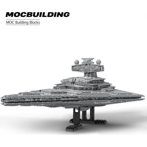 MOC Empire destroyer model assembly building block star ship movie star space wars warship children DIY toy gifts