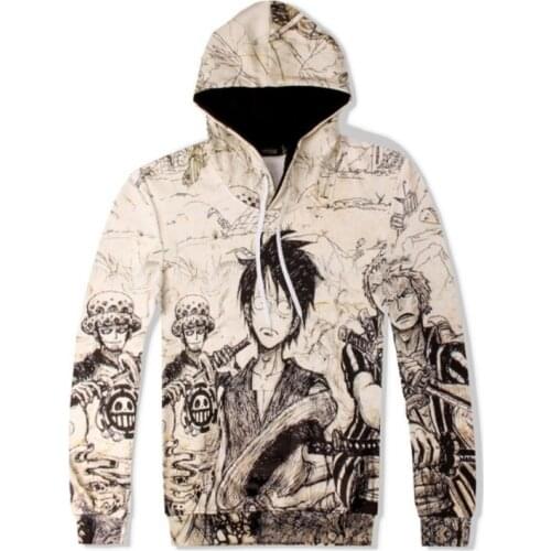 Street Style Cartoon Print Long Sleeve Hoodies Sweatshirt Men Loose Fit Drawstring Pants Mens Sweat Suits Hip Hop Sweatpants