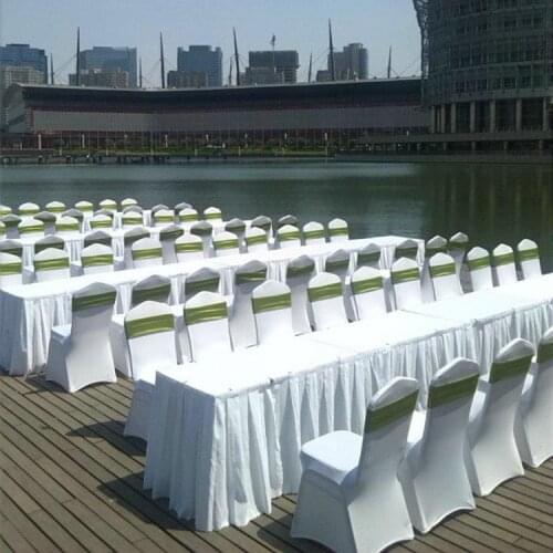 Universal White spandex Wedding Party chair covers White spandex lycra chair cover for Wedding Party Banquet many color
