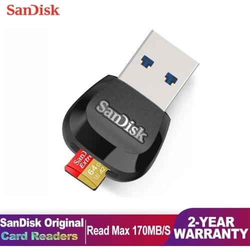 Sandisk Memory Card Reader MicroSD UHS I SDHC SDXC microSDHC microSDXC MobileMate USB 3.0 Micro SD Card Reader High Speed USB C