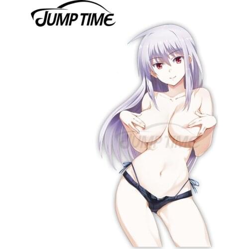 Jump Time 13 x 7.6cm For Majide Watashini Koi Shinasai Sakakibara Koyuki Car Stickers Body for Car Windshield Decal for VAN SUV