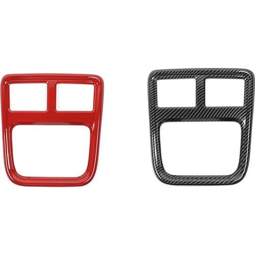 Car Rear Air Outlet Vent Frame Trim Cover ABS for Dodge Charger Chrysler 300C 2011-2021 Accessories