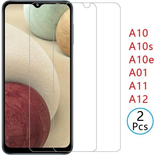 Tempered glass screen protector for samsung a12 a11 a01 a10 a10s a10e case cover coque on galaxy a 12 11 01 10 10s 10e 12a 11a