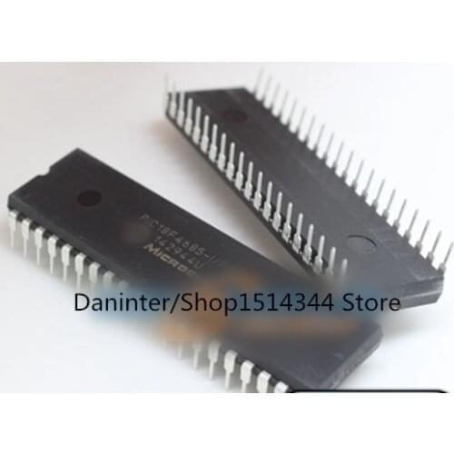 PIC18F4685 PIC18F4685-I/P DIP40 IC MCU 8BIT 96KB FLASH New import 2pcs/LOT aliexpress