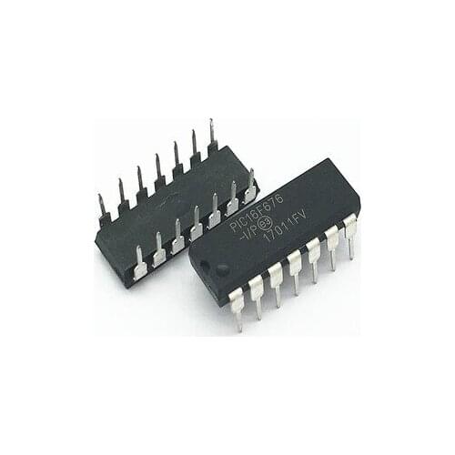 2pcs/lot PIC16F676-I/P PIC16F676 DIP14