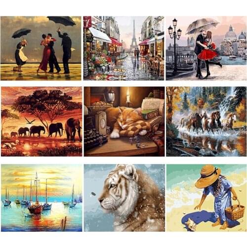 Landscape Diy 5d Diamond Painting Diamond Mosaic Home Decor Cross Stitch Kits Diamond Embroidery Art Drawing
