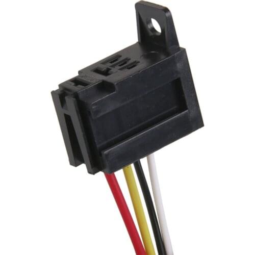 Car 12V 12 Volt DC 30A AMP Relay Harness Socket 4 Pins 4 Wires