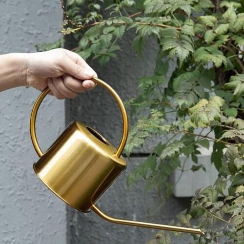 1800ml Long Mouth Water Cans Home Plant Pot Bottle Watering Device Garden Tool