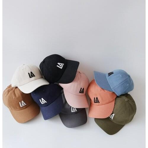 Boy Girl Baseball Cap Korean Version Tide Pure Color Hip-Hop Snapback Hats Casual Children Caps Outdoor Kids Sunshade Hat