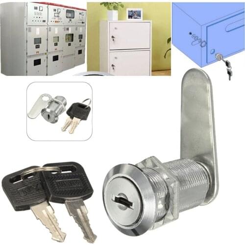 16mm-30mm Cam Lock Door Cabinet Cylinder Locker Letter Mailbox Drawer Cupboard Locker Letter Mailbox Drawer Cupboard + Keys