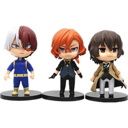 5pcs My Hero Academia Figure Toy Midoriya Izuku Bakugo Katsuki Todoroki Shoto Iida Tenya PVC Figures Toys Gift