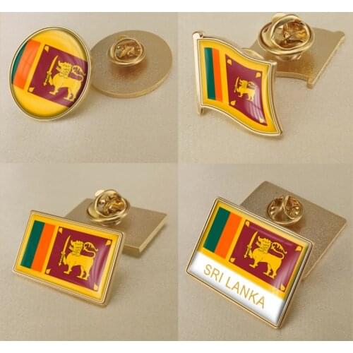 Coat of Arms of Sri Lanka/Sri Lankans Flag National EmblemBrooch/Badges/Lapel Pins