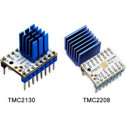 Hot Sale TMC 2130/2208 Stepstick Stepper Motor Driver Module+Heat Sink for 3D Printer