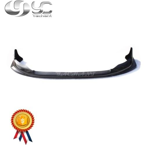 Car-Styling Carbon Fiber Front Bumper Lip Fit For 2008-2012 Mitsubishi Lancer Evolution EVO X EVO10 VS Style Front Lip